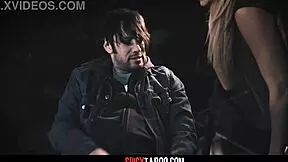 Blonde milf dominates step-teen threesome