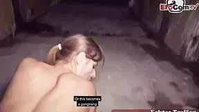 Schüchterne Studentin Touristin Versucht Outdoor Sex Mit Deutschem Abschlepper Macho