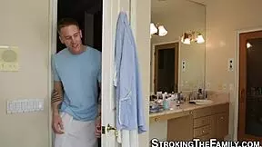 i tug my stepbro's cock hard and fast.