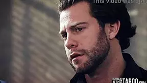 Horny mature teachers double penetrate teen student in classroom, rough anal and blowjob action