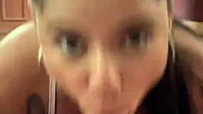 petite latina teen sloppy deepthroat rimjob pov
