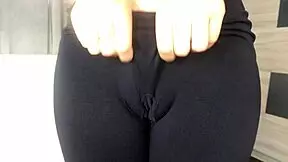 Does my Indian girlfriend suck cock better in leggings?