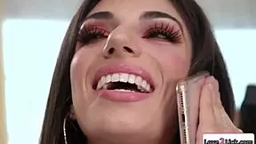 hot brunettes watch porn, then lick pussy