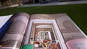 Slutty British Stepsis Sunbathes Naked And Sucks Cock With Lily Phillips