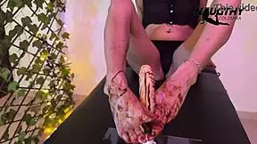 foot fetish and chocolate