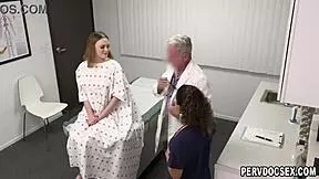 Horny patient fucks doctor