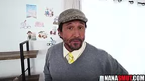 Threesome With Step Granny And Step Grandpa! What A Taboo Adventure!