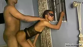 Guess What? The Brown Skin Horny Babe Asked For A Quickie Before Work!