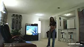 Wow, Gorgeous Black Beauty Stacey Cash Slobbers On Massive Dick Lex Steele In Deepthroat!