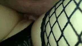 The guy dives into the young teen's pussy