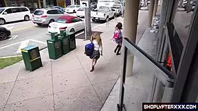 Suspect Is a Young 18+ Female with Dark Hair - Vienna Black - Full Scene on Http Shoplyfterxxx Com