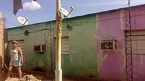 my neighbor can't resist staring at my huge ass in this short dress