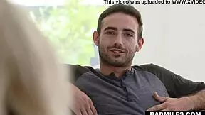 Katya Rodriguez and Aiden Starr rescue with threesome fucking