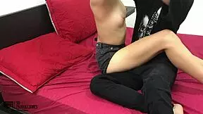 did you see my stepsister horny in the room, so i fucked her?