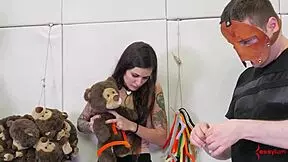 throat fucked submissive gives in to dom