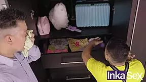 Brazilian Stepsister Tempts With Her Curvy Body And Big Ass