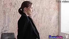 Bombastic Czech Teen Business Woman Reveals Big Natural Tits