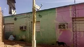 my neighbor can't resist staring at my huge ass in this short dress