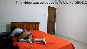 is my cousin a horny student who masturbates her pussy every day?