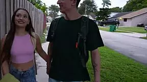 Young Stepsister Sucking And Fucking Big Cock Stepbrother