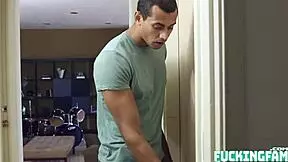 michelle martinez found something big to ride and cum on