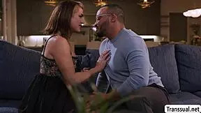 Horny Shemale And Tipsy Black Dude Anal Fuck