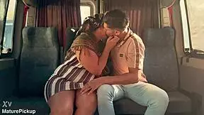 fat grandma picked up for rough anal in my driving van