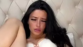 Horny British slut solo masturbation.