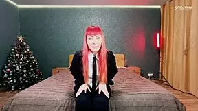 Femdom Role Play Makima Seduced You To Creampie Her Tight Pussy