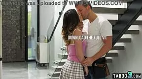 Dude removes virgin teen Chanel Camryn's chastity belt and fucks her hard