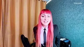 Femdom Role Play Makima Seduced You To Creampie Her Tight Pussy