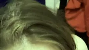 She blows the first guy she spots at the club