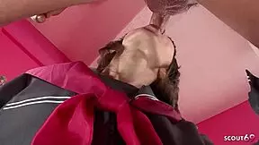 Extreme petite anorexia japanese teen gets first time creampie fuck in uncensored jav porn! 😱