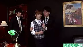 I love Aiko Endo threesome at the office.