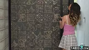 Dude removes virgin teen Chanel Camryn's chastity belt and fucks her hard