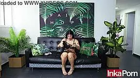 Casting Colombiana Blanca de enorme culo cuenta sus secretos para Inkaporn?