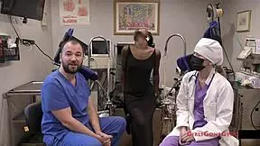 Oh wow, Rina Arenas' steamy yearly checkup turns into a wild hospital fetish session with the nurse spreading her ass and pussy wide open.