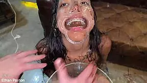 No Mercy For Ainhoa Campbell Extreme Rough Massive Puke Punched Slapped Fisted And Pissed On