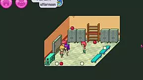 step sister and best friend threesome with step bro