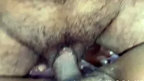 multiple cumshot with sexy neighbour in bedroom doggystyle creampie