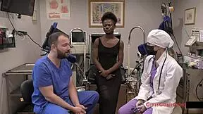 Oh wow, Rina Arenas' steamy yearly checkup turns into a wild hospital fetish session with the nurse spreading her ass and pussy wide open.