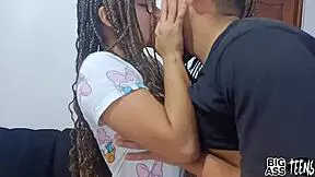 STEPBROTHER CONVINCED STEPSISTER TO SUCK HIS COCK