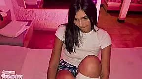 college stepsister receives intense extreme cumshot deep inside tight pussy.