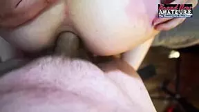 busty blonde keyton tries new group positions