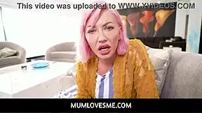 careful milf stepmother adira allure protects her stepson.