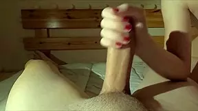 Handjob and doggy sex