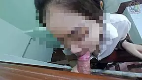 Thai teen gives a point-of-view blowjob in 4K