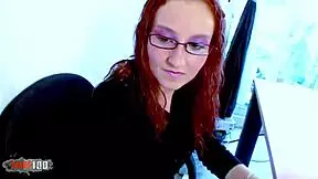 Young Redhead Lola Bella Plays Anal Teacher In Classroom