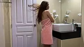 I film my stepsister getting fucked in the bathroom again.