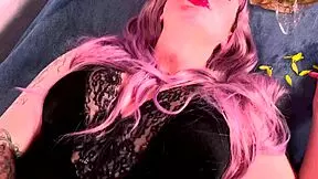 hot girl with perfect ass RIDES big rubber cock solo in homemade scene